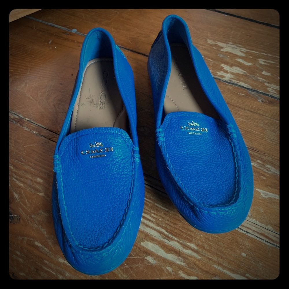 Coach soft leather loafers